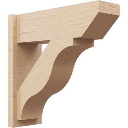 Ekena Millwork 7 1/2-in W x 22-in D x 22-in H Funston Slat Rough Cedar Woodgrain TimberThane Outlooker, Primed Tan OUTUR075X22X22FST24RCPR